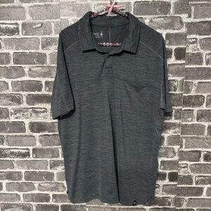 Smartwool MERINO SPORT 150 polo shirt gray merino wool